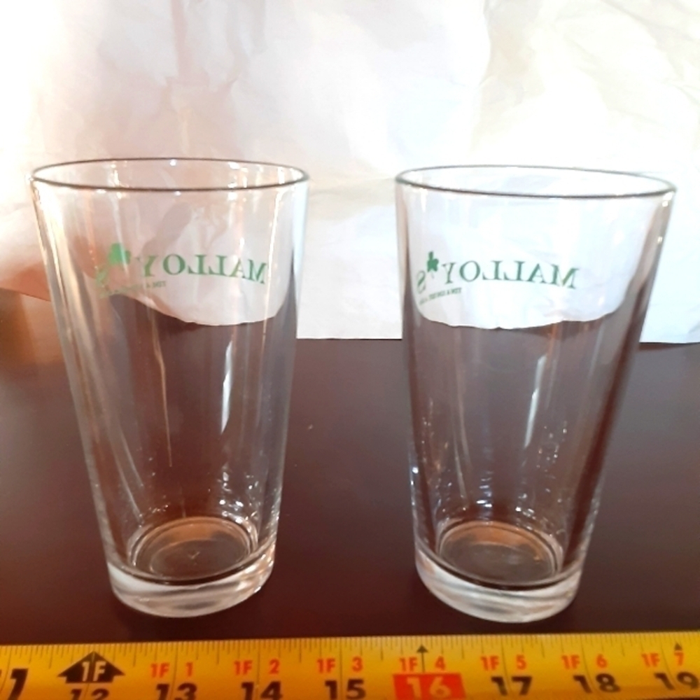 Malloy's Beer Glasses. - Picture 3 of 5